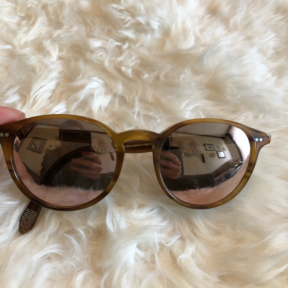 Oliver Peoples Elins Mirrored Sunglasses